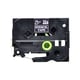 Afbeelding van Brother STe-141 tape zwart op transparant 18mm x 3m (origineel)