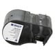 Afbeelding van Brady M5-134-427 gelamineerde vinyl labels zwart op wit/transparant | 44,45 mm x 38,1 mm (origineel)