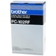 Afbeelding van Brother PC-102RF donorrol zwart 2 stuks (origineel)