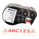 Afbeelding van Brady M4C-1000-595-WT-RD tape vinyl | rood op wit | 25,4 mm x 7,62 m