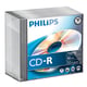 Philips CD-R | 80 min | slimline | 10 stuks | PHICR7D5NS10/00
