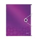 Leitz 4633 WOW sorteermap | paars metallic | 6 tabs | LEI46330062