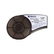 Afbeelding van Brady M21-500-430-WT-CL tape polyester | wit op transparant | 12,7mm x 6,40m