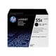 Afbeelding van HP 55XD (CE255XD) toner cartridge zwart hoge capaciteit 2 stuks (origineel)