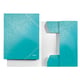 Leitz 3982 WOW 3-klepsmap | A4 | PP gelamineerd papier | ijsblauw | 250 bladen | LEI39820051