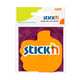 Afbeelding van Stick'n Die-Cut notes duim | 70 x 70 mm | neon-oranje | 50 vel
