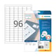 Herma 8832 inkjet etiketten | A4 | 30,5 x 16,9 mm | wit | 2400 etiketten | HER8832