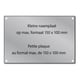 Posthumus gegraveerde naamplaat | aluminium | met schroeven | 150 x 100 mm | POST612014