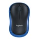 Logitech M185 muis | optisch | draadloos | USB | blauw | LOG910-002239
