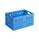 Sunware Square vouwkrat | blauw | 32 liter | SUN57000011