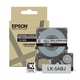 Afbeelding van Epson LK-5ABJ matte tape zwart op lichtgrijs 18 mm (origineel)