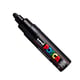 POSCA PC-7M verfmarker | zwart | ronde punt | 4,5 - 5,5 mm | POSPC7MN