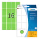 Herma 2455 multifunctionele etiketten | 25 x 40 mm | groen | 512 etiketten | HER2455