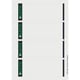 Leitz 1685 printbare rugetiketten | wit | zelfklevend | breed | 61 mm x 192 mm | 100 etiketten | LEI16852085