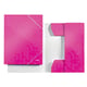 Leitz 3982 WOW 3-klepsmap | A4 | PP gelamineerd papier | tot 250 bladen | roze metallic | 1 stuk | LEI39820023