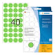 Herma 2255 multifunctionele etiketten | 19 mm | groen | 1280 etiketten | HER2255