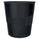 Afbeelding van Leitz 5278 WOW papiermand | polystyreen | zwart | 15 liter