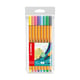 Stabilo point 88 pastel finelinerset | 0,45 mm | 8 stuks | STA88/8-01