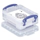 Really Useful Box opbergdoos | visitekaarthouder | polypropyleen | transparant | 0,2 liter | UB02C