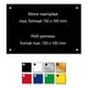 Posthumus gegraveerde naamplaat | kunststof | met schroeven | 150 x 100 mm | POST612012