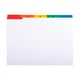 Exacompta tabkaart | A5 | karton | wit | 210 x 160 mm | EXA13998E
