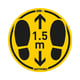 Jalema vloersticker | houd 1,5m afstand | rond | gladde vloer | 2 stuks | 7999807