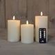 Anna Collection LED Kaars | 3D vlam | ivoor | 3 stuks | AN861NA2172
