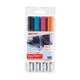 Edding 95 glassboard markers | ronde punt | assorti | 1,5 - 3 mm | 4 stuks | EDD4-95-4-999