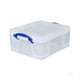 Afbeelding van Really Useful Box opbergdoos | polypropyleen | transparant | 21 liter