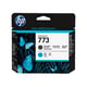 Afbeelding van HP C1Q20A nr. 773C printkop mat zwart / cyaan (origineel)