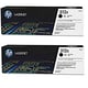 Afbeelding van HP 312X (CF380XD) toner cartridge zwart hoge capaciteit 2 stuks (origineel)
