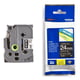 Afbeelding van Brother TZe-355 tape wit op zwart 24mm x 8m (origineel)