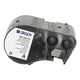 Afbeelding van Brady M5C-1000-427 gelamineerde vinyl labels zwart op wit/transparant | 25,4 mm x 7,62 m (origineel)