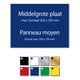 Posthumus gegraveerde naamplaat | kunststof | zelfklevend | 200 x 150 mm | POST613511