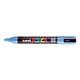 POSCA PC-5M verfmarker | lichtblauw | ronde punt | 1,8 - 2,5 mm | POSPC5MBC