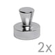 Afbeelding van Maul kegelmagneet | Neodymium | lichtzilver | 32 mm | 2 stuks