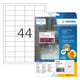 Herma 4690 folie etiketten | weerbestendig | A4 | 48,3 x 25,4 mm | wit | 1100 etiketten | HER4690