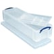 Really Useful Box opbergdoos | met dividers | polypropyleen | transparant | 22 liter | UB22C2D