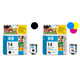 Afbeelding van HP bundel 14(tricolor) + 14(black)