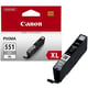Afbeelding van Canon CLI-551GY XL inktcartridge grijs hoge capaciteit (origineel)