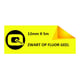 Afbeelding van Brother TZe-C31 tape zwart op fluorescerend geel 12mm x 5m (huismerk)