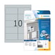Herma 4223 typeplaatje etiketten | A4 | 96 x 50,8 mm | zilver | 250 etiketten | HER4223