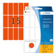 Herma 2412 multifunctionele etiketten | 20 x 50 mm | rood | 480 etiketten | HER2412