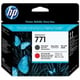 Afbeelding van HP CE017A nr. 771 printkop mat zwart / chromatic red (origineel)
