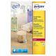 Avery Zweckform L7781-25 crystal clear etiketten | 45,7 mm x 25,4 mm | 1000 etiketten | AVEL7781-25