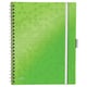 Leitz 46440054 WOW be mobile book | A4 | polypropyleen | gelinieerd | groen | 80 vel | LEI46440054