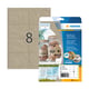 Herma 10755 gerecyclede universele etiketten | A4 | 99,1 x 67,7 mm | natuurlijk bruin | 160 etiketten | HER10755