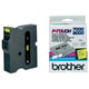Afbeelding van Brother TX-651 tape zwart op geel 24mm x 8m (origineel)