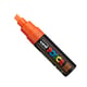 POSCA PC-8K verfmarker | neon oranje | beitel punt | 8 mm | POSPC8KOFLUO