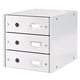 Afbeelding van Leitz 6048 WOW ladeblok | wit metallic | 3 laden